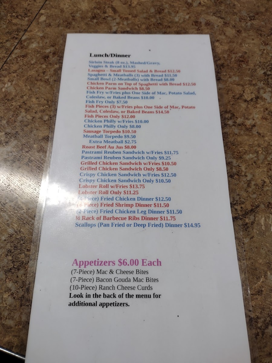 Don & Paul’s Coffee Shop Menu - Image 2