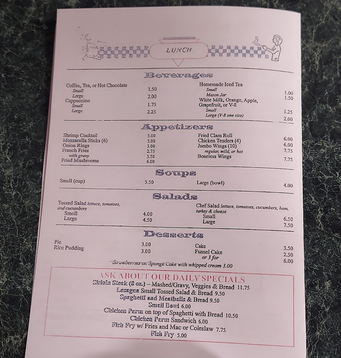 Don & Paul’s Coffee Shop Menu - Image 5